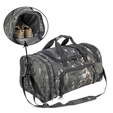 Tactical Duffle Bag With Shoe Compartment - Military Overstock